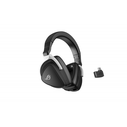 ASUS ROG Delta S Wireless Hodesett Trådløs Hodebånd Spilling Bluetooth Sort