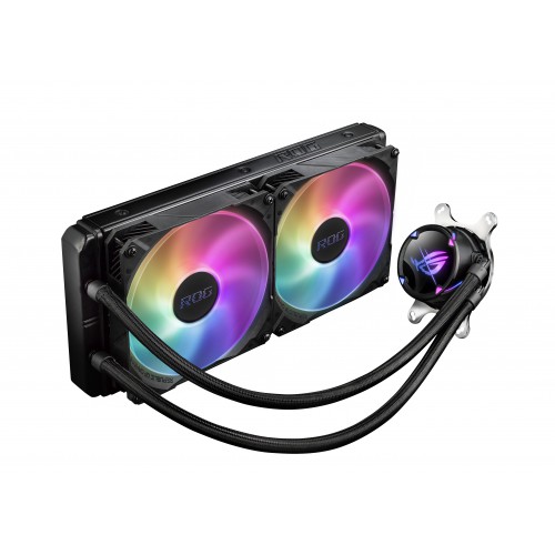 ASUS ROG STRIX LC II 280 ARGB Prosessor Alt-i-ett væskekjøler 14 cm Sort 1 stykker