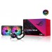 ASUS ROG STRIX LC II 280 ARGB Prosessor Alt-i-ett væskekjøler 14 cm Sort 1 stykker