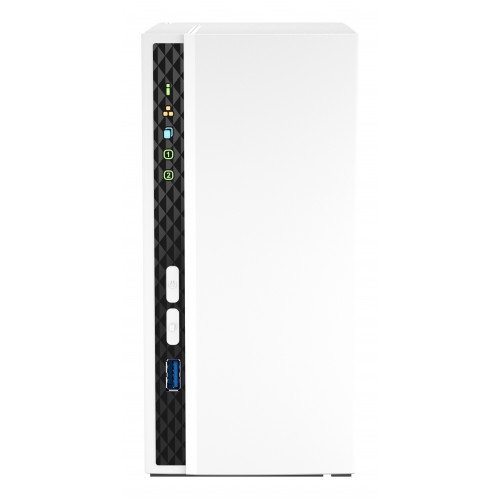 QNAP TS-233 datalagringsserver NAS Mini Tower Ethernet/bredbåndsforbindelse Hvit Cortex-A55