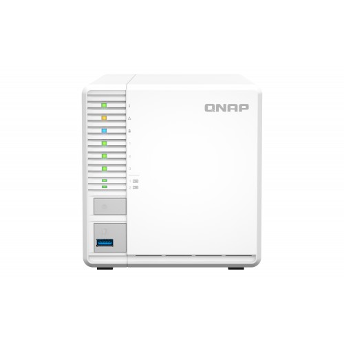 QNAP TS-364 NAS Tower Intel® Celeron® N5095 8 GB QNAP Turbo System Hvit