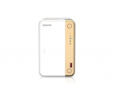 QNAP TS-262 NAS Tower Intel® Celeron® N4505 4 GB QNAP QTS Gull, Hvit