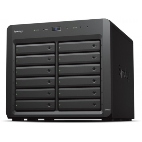 Synology DX1222 harddiskkabinett HDD/SSD-kabinett Sort 2.5/3.5