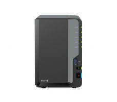 Synology DiskStation DS224+ datalagringsserver NAS Desktop Ethernet/bredbåndsforbindelse Sort J4125