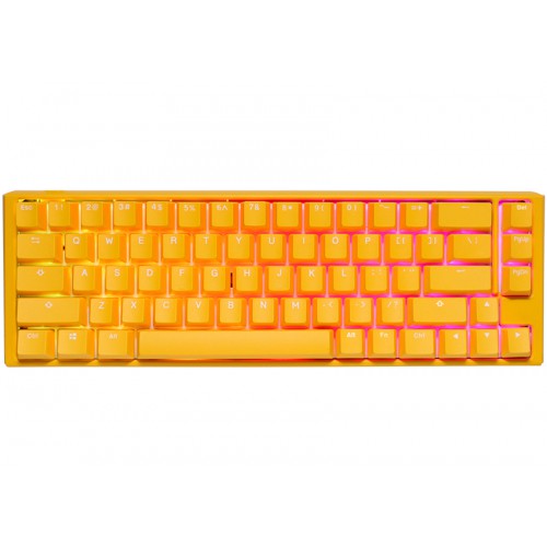 Ducky One 3 SF Yellow tastatur Spilling USB Tysk Gult