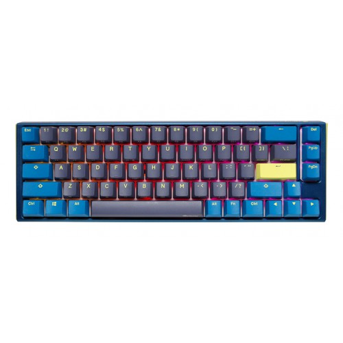 Ducky One 3 SF DayBreak tastatur Spilling USB Tysk Sort, Blå