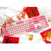 Ducky One 3 tastatur Spilling USB QWERTY Engelsk Rosa