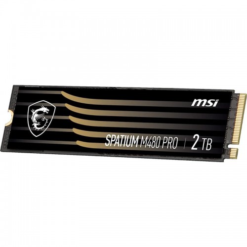 MSI SPATIUM M480 PRO PCIE 4.0 NVME M.2 2TB intern halvlederstasjon PCI Express 4.0 3D NAND