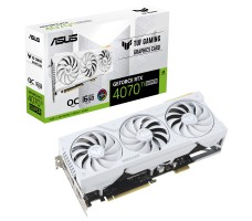 ASUS TUF Gaming TUF-RTX4070TIS-O16G-BTF-WHITE NVIDIA GeForce RTX 4070 Ti SUPER 16 GB GDDR6X