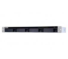 QNAP TS-431XeU NAS Rack (1U) Ethernet/bredbåndsforbindelse Sort, Rustfritt stål Alpine AL-314