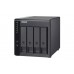QNAP TR-004 harddiskkabinett HDD/SSD-kabinett Sort 2.5/3.5