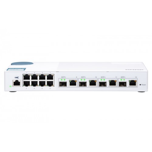 QNAP QSW-M408-4C nettverkssvitsj Håndtert L2 Gigabit Ethernet (10/100/1000) Hvit