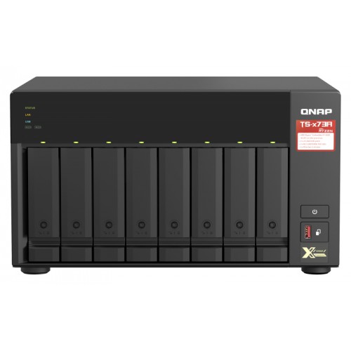 QNAP TS-873A NAS Tower Ethernet/bredbåndsforbindelse Sort V1500B