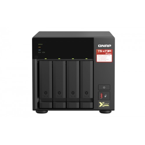 QNAP TS-473A NAS Tower Ethernet/bredbåndsforbindelse Sort V1500B