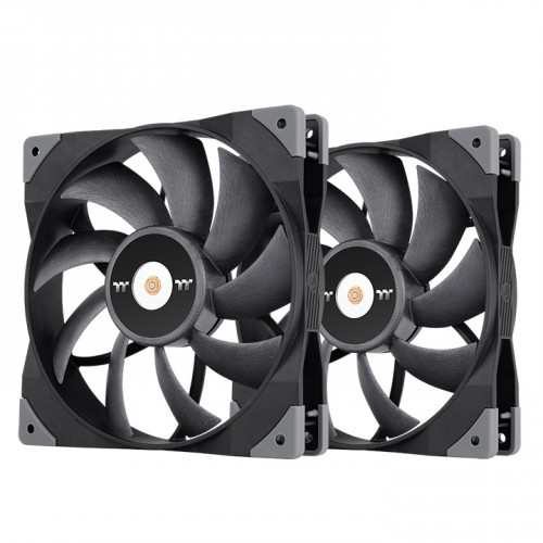 Thermaltake TOUGHFAN 14 PC-kjølevifte Vifte 14 cm Sort 2 stykker