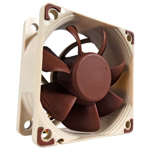 Noctua NF-A6X25 FLX Kjølesystem for datamaskin PC-kjølevifte Vifte 6 cm Brun