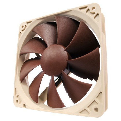 Noctua NF-P12 PWM Kjølesystem for datamaskin PC-kjølevifte Vifte 12 cm Brun, Hvit 1 stykker