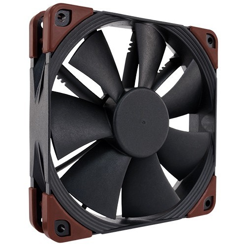 Noctua NF-F12 industrialPPC-2000 PWM PC-kjølevifte Vifte 12 cm Sort, Brun