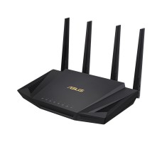 ASUS RT-AX58U trådløs ruter Gigabit Ethernet Dobbelbånd (2.4 GHz / 5 GHz) Sort