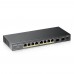 Zyxel GS1100-10HP v2 Uhåndtert Gigabit Ethernet (10/100/1000) Strøm over Ethernet (PoE) Sort