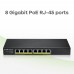 Zyxel GS1915-8EP Håndtert L2 Gigabit Ethernet (10/100/1000) Strøm over Ethernet (PoE) Sort