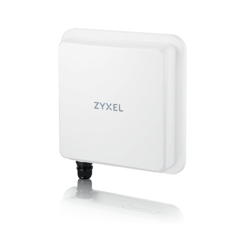 Zyxel FWA710 trådløs ruter Multi-Gigabit Ethernet Dobbelbånd (2.4 GHz / 5 GHz) 5G Hvit