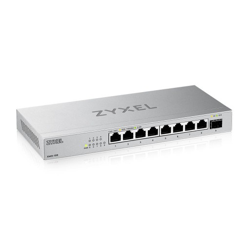 Zyxel XMG-108 Uhåndtert 2.5G Ethernet (100/1000/2500) Sølv