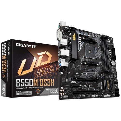 Gigabyte B550M DS3H AMD B550 AM4 Micro ATX