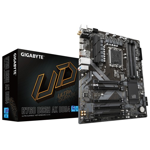 Gigabyte B760 DS3H AX DDR4 hovedkort Intel B760 Express LGA 1700 ATX