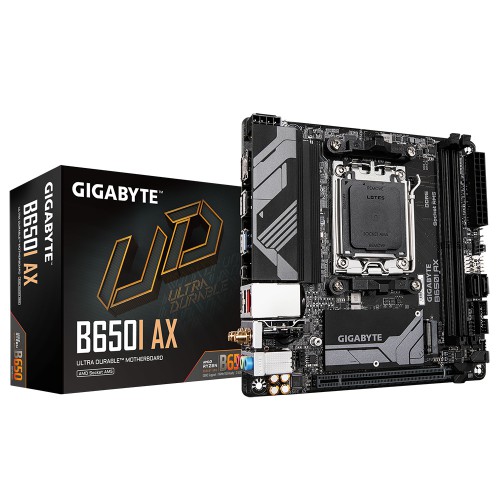 GIGABYTE B650I AX hovedkort AMD B650 Sokkel AM5 Mini-DTX