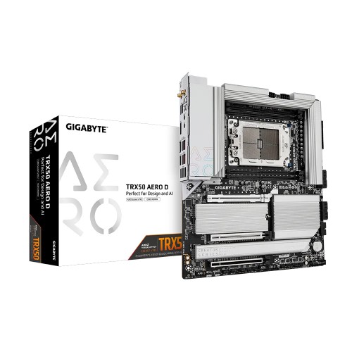 GIGABYTE TRX50 AERO D hovedkort AMD TRX50 Socket sTR5 Utvidet ATX