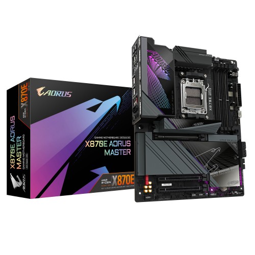 GIGABYTE X870E AORUS MASTER hovedkort AMD X870 Sokkel AM5 ATX