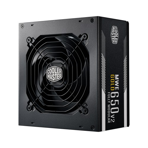 Cooler Master MWE Gold 650 - V2 Full Modular strømforsyningsenhet 650 W 24-pin ATX ATX Sort