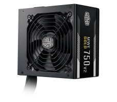 Cooler Master MWE 750W 80+ Gold V2 strømforsyningsenhet 24-pin ATX ATX Sort