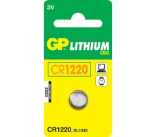 GP Batteries Lithium Cell CR1220 Engangsbatteri