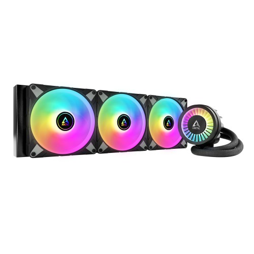 ARCTIC Liquid Freezer III 420 A-RGB Prosessor Alt-i-ett væskekjøler 14 cm Sort 1 stykker