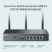 TP-Link Omada ER706W trådløs ruter Gigabit Ethernet Dobbelbånd (2.4 GHz / 5 GHz) Sort