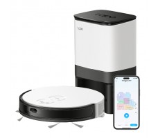 TP-Link Tapo RV20 Mop Plus robotisert støvsuger 4 l Støv pose Sort, Hvit