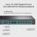 TP-Link Omada ER8411 Kabelruter Gigabit Ethernet Sort