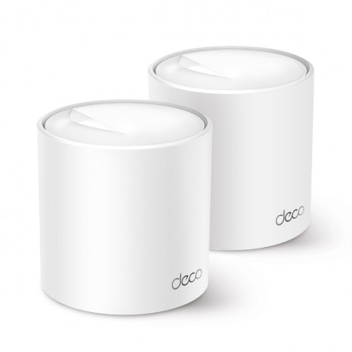 TP-Link Deco X50 (2-pack) Dobbelbånd (2.4 GHz / 5 GHz) Wi-Fi 6 (802.11ax) Hvit 3 Innvendig lys