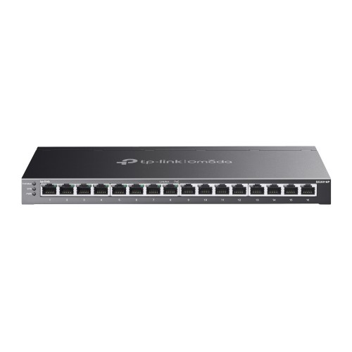 TP-Link Omada SG2016P nettverkssvitsj Håndtert L2/L2+ Gigabit Ethernet (10/100/1000) Strøm over Ethernet (PoE) Sort