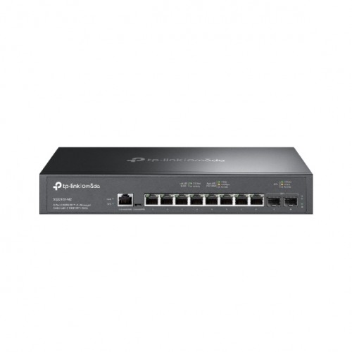 TP-Link Omada SG3210X-M2 nettverkssvitsj Håndtert L2+ 2.5G Ethernet (100/1000/2500) 1U Sort