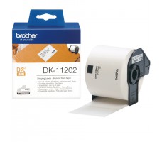 Brother DK-11202 etikettlagingsbånd Svart på hvitt