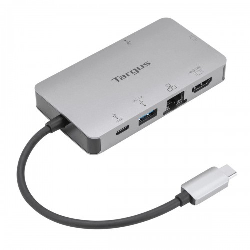 Targus DOCK419 Koblet med ledninger (ikke trådløs) USB 3.2 Gen 1 (3.1 Gen 1) Type-C Grå