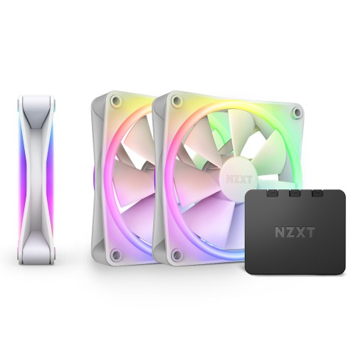 NZXT F120 RGB DUO Triple Pack PC-kjølevifte Vifte 12 cm Hvit 3 stykker