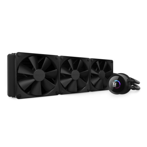 NZXT Kraken 360 Prosessor Alt-i-ett væskekjøler 12 cm Sort 1 stykker