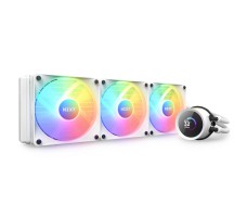 NZXT Kraken 360 RGB Prosessor Alt-i-ett væskekjøler 12 cm Hvit 1 stykker