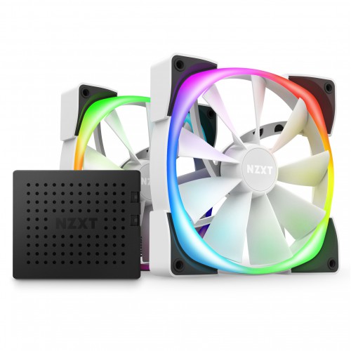 NZXT Aer RGB 2 PC-kjølevifte Vifte 14 cm Hvit 2 stykker