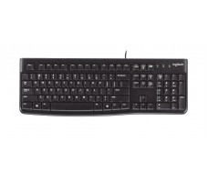 Logitech K120 Corded Keyboard tastatur Universell USB AZERTY Fransk Sort