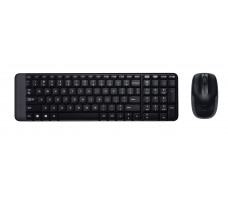 Logitech Wireless Combo MK220 tastatur Mus inkludert Kontor RF kabel-fri QWERTY US International Sort